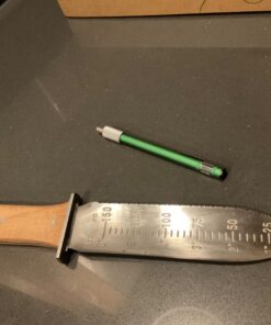 Hori Hori Garden Knife with Diamond Sharpening Rod, Thickest Leather Sheath and Extra Sharp Blade - in Gift Box. Leather Sheath with Rod 48 61i2eNMwX5L