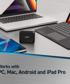 Crucial X10 Pro 4TB Portable SSD - Up to 2100MB/s Read, 2000MB/s Write - Water and dust Resistant, PC and Mac, with Mylio Photos+ Offer - USB 3.2 External Solid State Drive - CT4000X10PROSSD902 9 61i2pvQkqvL