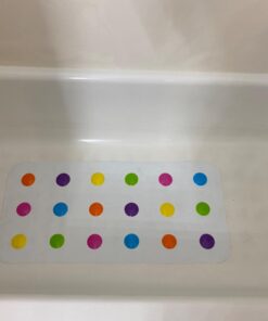Munchkin® Dots™ Bath Mat for Kids, Multicolored, 30.5x14.25 Inch 30.5x14.25 Inch (Pack of 1) 40 61i2z4xe2XL
