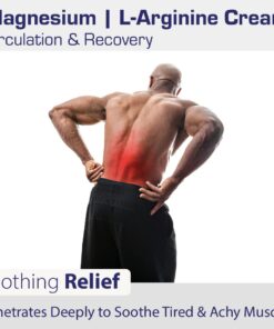 Nutrasal Magnesium L-Arginine Cream Nitric Oxide Blood Flow Circulation Lotion Supplement for Men and Women Bottle 8 oz 13 61i3zh0a13L