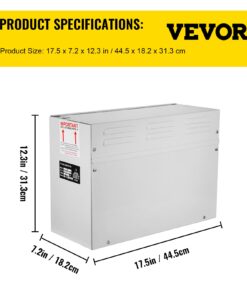 Happybuy Steam Generator 9KW Steam Showers 220V-240V Sauna Steam Generator with Programmable Controller for Home SPA Bathroom Hotel Shower Steam(Controller Not Contain Battery) 9KW-2 21 61i41U9ARjL