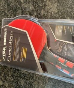 STIGA Evolution Performance Ping Pong Paddle - 6-ply Light Blade - 2mm Tournament-Approved Premium Sponge - Flared Handle for Next-Gen Grip & Control - Performance Table Tennis Racket Original Version 36 61i4wPHNTFL