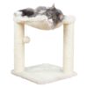 TRIXIE Baza Scratching Post with Hammock | 16" Base, Cream, Small Baza - 16"
