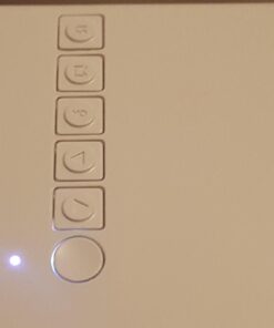 Meer Mini Projector,Portable Movie Projector,Smart Home Projector,Neat Projector for iOS,Android,Windows,PS5,Laptop,TV-Stick,Compatible with HDMI,USB,Audio,TF Card,AV and Remote Control YG300 50 61i5mt0LTQL