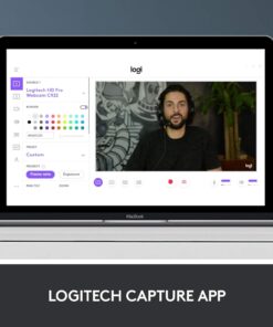 Logitech C920x HD Pro Webcam, Full HD 1080p/30fps Video Calling, Clear Stereo Audio, HD Light Correction, Works with Skype, Zoom, FaceTime, Hangouts, PC/Mac/Laptop/Macbook/Tablet - Black 32 61i657c0T4L