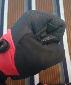 FIRELION Bike Gloves for Men/Women Cycling,Cycling Gloves for Outdoor MTB DH Road Racing,Full Finger Half Finger Padded Bicycle Protective Gloves,Non-Slip Shock-Absorbing Touchscreen Riding Gloves Large Full Red 61 61i6As5SeRL