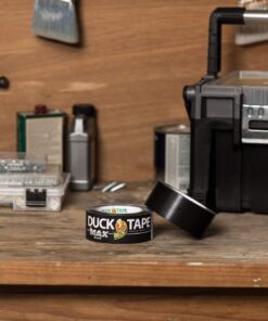 Duck Brand Max Strength Duct Tape, Black, 1-Roll Pack, 1.88 Inch x 35 Yards, 240867 1-Pack 10 61i9MgNz6nL