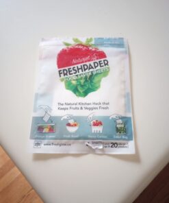 FRESHPAPER Keeps Fruits & Vegetables Fresh for 2-4x Longer, 8 Reusable Food Saver Sheets for Produce (1 Pack), Made in the USA by The FRESHGLOW Co 26 61i9Uqg0ETL