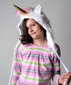 Storybook Wishes Plush Soft Fuzzy Unicorn Child/Youth Hat, White 36 Months White Unicorn Hat, Child/Youth 19 61i9XvszbL