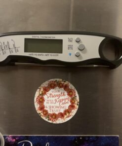 Digital Meat Thermometer, Waterproof Instant Read Food Thermometer for Cooking and Grilling, Kitchen Gadgets, Accessories with Backlight & Calibration for Candy, BBQ Grill, Liquids, Beef, Turkey… Black - Sliver 33 61iD3WWRaL