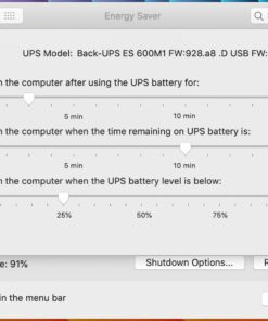 APC UPS Battery Backup and Surge Protector, 600VA Backup Battery Power Supply, BE600M1 Back-UPS with USB Charger Port UPS Plus USB Charger 32 61iECfQDPL
