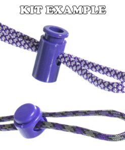 Alternative view of Craft County 550 Paracord Crafting DIY Kits - 80 Feet of Paracord and 8-3/8 Inch Buckles - Arts and Crafts, Bracelets, Keychains, Lanyards Amethyst