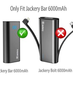 Hermitshell Hard EVA Travel Black Case Fits Jackery Bar Premium 6000mAh External Battery Charger Power Bank 14 61iH4Z wKAL