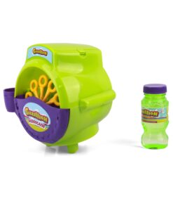 Gazillion Bubbles, Hurricane Bubble Making Machine - Portable Bubble Maker - Instant Bubble Creation - Outdoor Toy for Kids - 4 oz. Bubble Solution Included - Ages 3+ Green 24 61iHCJgAPwL