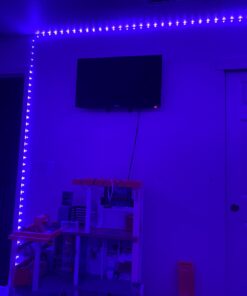 Tenmiro Led Lights for Bedroom 100ft (2 Rolls of 50ft) Music Sync Color Changing Strip Lights with Remote and App Control RGB Strip, for Room Home Party Decoration 35 61iKh0eWDuL