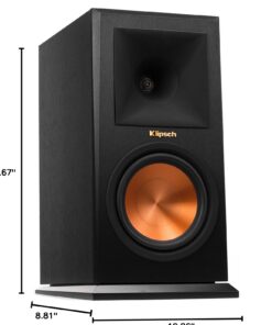 Klipsch RP-160M Bookshelf Speaker - Ebony (Pair) 28 61iMdmaqltL
