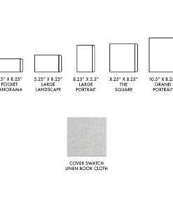 Handbook Journal Co. Artist Watercolor Sketchbook Journal, Square 8.25 x 8.25 Inches, 95lb / 200 GSM, Hardcover w/Pocket 95 lb / 200 gsm 31 61iNIi7wqL