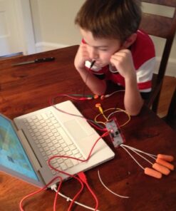 Makey Makey STEM Kit from JoyLabz - Hands-on Technology Learning Fun - Science Education - 1000s of Engineering and Computer Coding Activities Red 38 61iPOUhb9EL