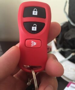 KeylessOption Keyless Entry Remote Control Car Key Fob Replacement for KBRASTU15, CWTWB1U733-Red Red 25 61iPcIKwrEL