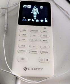 Etekcity TENS Unit Muscle Stimulator Machine with Replacement Pads for Pain Relief Multi-Modes, FSA HSA Approved Products, FDA Cleared 4 Channels Rechargeable Electric Pulse Massager 31 61iPdK8yuL