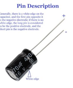OCR 24Value 500pcs Electrolytic Capacitor Assortment Box Kit Range 0.1uF-1000uF 15 61iPlxNYNrL