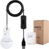 Onite 20-US24USB3W-DW BBQ-Lantern USB Camping, Also for Garage Warehouse Car Truck Fishing Boat Outdoor Portable LED Bulb, Emergency Light, or Children Bed Lamp, Natural White 33 61iQ10EaeHL