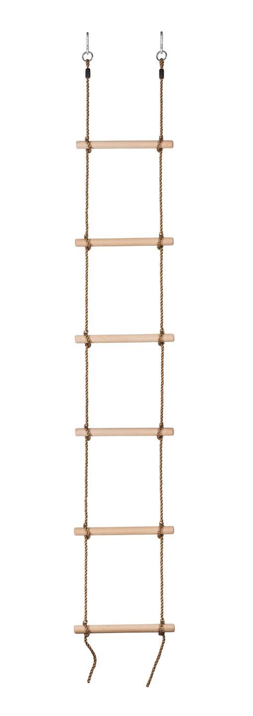 Swingan - 6 Steps Gymnastic Climbing Rope Ladder - Fully Assembled Standard