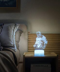 Omega Night Light Lamp 3D Vision Effect LED Night Lights Game Room Bedroom Decor Table Light Remote Control & 16 Colors Birthday Holiday Gift Ideas for Child Kids Teen Boyfriends (Omega(Remote)) Omega(Remote) 20 61iRAoZXVqL