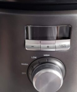 Calphalon Slow Cooker with Digital Timer and Programmable Controls, 5.3 Quarts, Stainless Steel 56 61iRYDtGwL