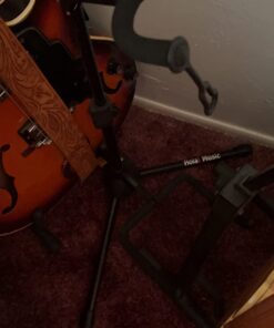 Hola! Music Guitar Stand - Height Adjustable, Collapsible w/Padded Neck & Yoke - Pack of 1 Tripod Tripod - 1 pack 45 61iRt9gHF4L