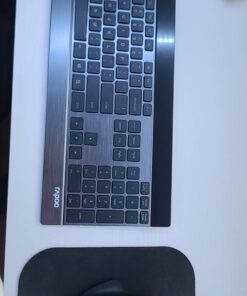 RAPOO Wireless Keyboard and Laser Mouse Combo,Multi Device (Bluetooth 4.0+3.0+2.4G) Keyboard and Mouse Set,Ultra-Slim Computer Keyboard Compact Design for Windows/Android/Mac OS 9900M 21 61iTRGJuSpL