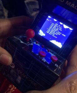 My Arcade Retro Machine Playable Mini Arcade: 200 Retro Style Games Built In, 5.75 Inch Tall, Powered by AA Batteries, 2.5 Inch Color Display, Speaker, Volume Control 30 61iU03BOyTL