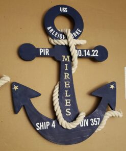 Little Love by NoJo Separates Collection Anchor Shaped Wall Art, Navy 1 Count (Pack of 1) 33 61iUP2Q0aBL