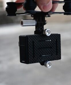GoolRC Gimbal FPV Camera Mounts with Anti Vibration Plate Replacmenet for DJI Phantom Walkera Qr X350 Gopro Hero 3 3+ 4 CF Carbon Fiber 25 61iUXwi1t7L