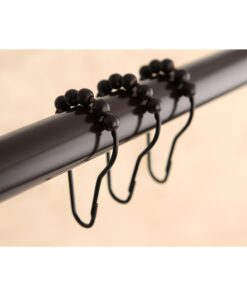 Kingston Brass SRCR125 Roller Ball Shower Curtain Rings, Oil Rubbed Bronze, 2.81 x 1.56 x 0.31 (12Pcs/Set) 11 61iVB0 hKdL