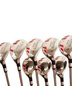Senior Men’s Golf All iDrive Hybrids Complete Full Set, which Includes: #3, 4, 5, 6, 7, 8, 9, PW Senior Flex Total of 8 Right Handed New Utility “A” Flex Clubs