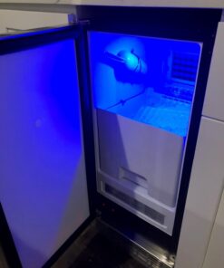 EdgeStar IB450SSP 50 lb. 15 Inch Wide Undercounter Clear Ice Maker with Drain Pump Stainless Steel 18 61iVzyODWL