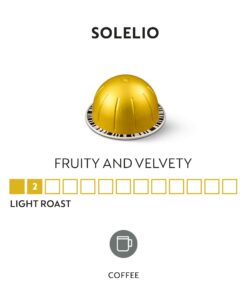 Nespresso Capsules VertuoLine, Solelio, Mild Roast Coffee, Coffee Pods, 7.77 Ounce (VERTUOLINE ONLY), 10 Count (Pack of 3) 19 61iXRePU RL