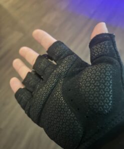 ATERCEL Workout Gloves for Men and Women, Exercise Gloves for Weight Lifting, Cycling, Gym, Training, Breathable and Snug fit Black Large 38 61iXYyD9n5L