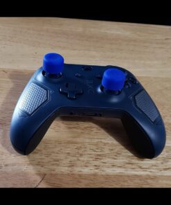 AceShot Thumb Grips (8pc) for Xbox One (Series X, S) & Steamdeck by Foamy Lizard – Sweat Free 100% Silicone Precision Raised Antislip Rubber Analog Stick Grips for Xbox One Controller (8 Grips) Blue 8 Thumb Grips 22 61iZPfgtPDL