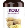 NOW Essential Oils, Ginger Oil, Spicy Aromatherapy Scent, Steam Distilled, 100% Pure, Vegan, Child Resistant Cap, 1-Ounce 12 61iaIJ82TYL