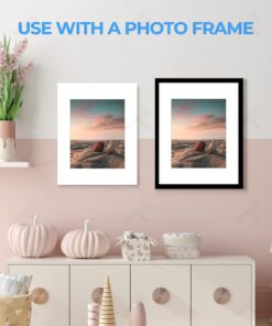Golden State Art, Acid Free, Pack of 25, 11x14 White Picture Mats Mattes with White Core Bevel Cut for 8x10 Photo + Backing + Bags 11x14 (25 Pack) 25 61ibgw8cfuL
