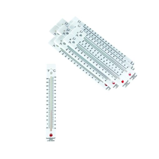 hand2mind High-Range, Dual-Scale, Mercury-Free, Safety Thermometers for Indoor Science Use (Pack of 10) High Range