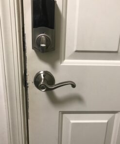 Kwikset - Kevo 99250-202 Kevo 2nd Gen Bluetooth Touch-to-Open Smart Keyless Entry Electronic Deadbolt Door Lock Featuring SmartKey Security, Satin Nickel 36 61idKJVoAeL 1