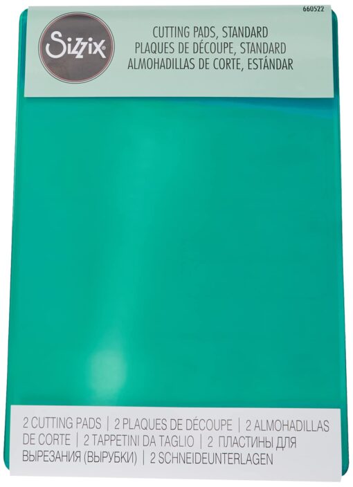 Sizzix, Mint, Standard Cutting Pads 660522, 2 Pack, 8 3/4" x 6 1/8" x 1/8"