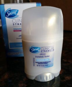 Secret Clinical Strength Antiperspirant and Deodorant for Women Invisible Solid Completely Clean 2.6 Oz 2.6 Ounce (Pack of 1) 29 61ies7MMoDL 1