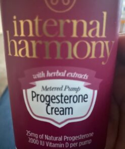 Internal Harmony Progesterone Cream, Contains Natural USP Bioidentical Progesterone from Wild Yam, Black Cohosh, Maca, Chasteberry, Dong Quai Root, American Ginseng, and Other Herbal Extracts, 3oz 16 61ifAjs37CL