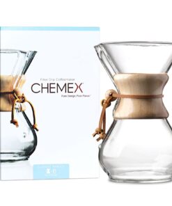 Chemex Pour-Over Glass Coffeemaker - Classic Series - 6-Cup - Exclusive Packaging 20 61ifr8m6PpL