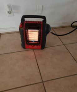 Mr. Heater F232000 MH9BX Buddy 4,000-9,000-BTU Indoor-Safe Portable Propane Radiant Heater, Red-Black 57 61igEmMSaVL