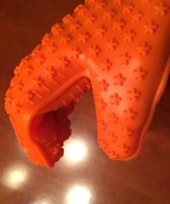 Jolly Green Products Ekogrips Premium Heat-Resistant BBQ Gloves for Cooking and Meat Handling, Kitchen Oven Gloves, Fireplace Accessory, Campfire Gloves, BBQ Mitt, Dishwashing Gloves (Orange, L/XL) Orange 42 61igzzxrNtL